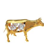 Koe 24-karaats verguld en versierd met Swarovski-kristallen, Verzenden, Mail@gustav-lindner.at, Nieuw, Vilsalpseestrabe