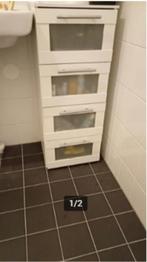 Badkamermeubel lage kast wit met lades 93 x 37 x 35 cm, Huis en Inrichting, Badkamer | Badkamermeubels, Ophalen, (Half)hoge kast