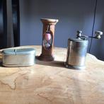 Brocante Zandloper,antieke nootmuskaat rasp,pepermolen,, Antiek en Kunst, Ophalen