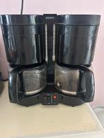 Krups koffyautomaat dubbel, Ophalen of Verzenden, Gebruikt, Combi, Gemalen koffie