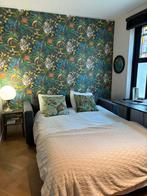 Slaapbank Ikea Vimle donker grijs -  Sleeper couch, Huis en Inrichting, Ophalen, Zo goed als nieuw, Tweepersoons, Rechte bank