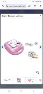 Xoomy Compact Unicorns tekenkoffer, Ophalen of Verzenden, Gebruikt, Overige typen