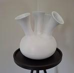 Kleine witte toetervaas 22x24cm, Ophalen of Verzenden, Zo goed als nieuw, Wit, Minder dan 50 cm