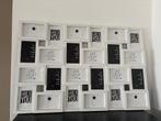 Witte fotolijst collage voor 24 foto's (85x57cm), Ophalen, Gebruikt
