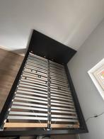 Malm Ikea bed zwart, Huis en Inrichting, Slaapkamer | Bedden, Ophalen, Zwart, Tweepersoons, 140 cm