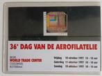 Herinneringsmapje 36e dag van de aerofilatelie 1997, Postzegels en Munten, Brieven en Enveloppen | Nederland, Ophalen of Verzenden