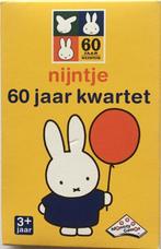 NIJNTJE 60 jaar Kwartet - nieuw - 2015, Verzamelen, Speelkaarten, Jokers en Kwartetten, Nieuw, Kwartet(ten), Ophalen of Verzenden