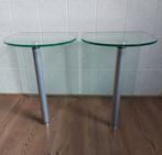 Glazen bijzettafels, Minder dan 55 cm, Rond, Ophalen, 45 tot 60 cm