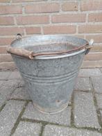 antieke zinken emmer, Ophalen of Verzenden