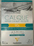 Calque papier A3, Hobby en Vrije tijd, Ophalen, Zo goed als nieuw, Papier, Schets- of Tekenboek