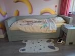 Kinderbed + nachtkastje + kast woood dennis grijs, Ophalen of Verzenden, Zo goed als nieuw, 85 tot 100 cm, 180 cm of meer