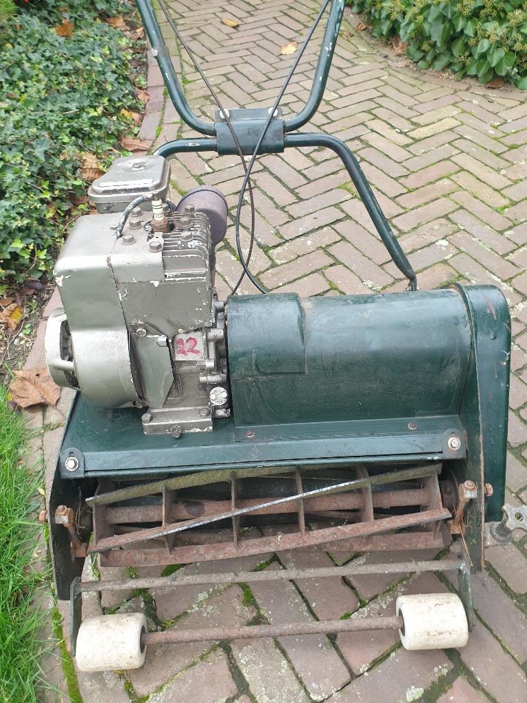 Grasmaaier benzine, Tuin en Terras, Gebruikt, Opvangbak, Ophalen of Verzenden, 50 cm of meer