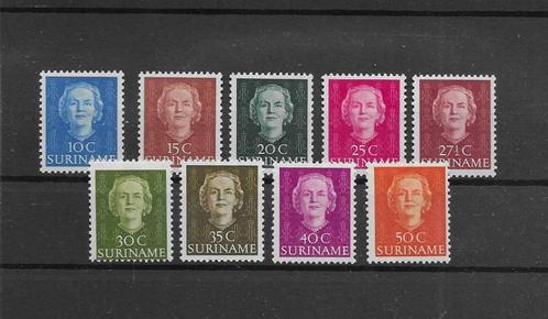 Suriname 1951, NVPH 285 t/m 293, Ongebruikt., Postzegels en Munten, Postzegels | Suriname, Postfris, Verzenden