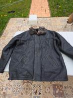 Leren gevoerde jas xxxl, Kleding | Heren, Ophalen, Zo goed als nieuw, Overige maten, Bruin