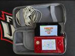 Nintendo 3DS Rood met Hoes en Oplader, Spelcomputers en Games, Spelcomputers | Nintendo 2DS en 3DS, Gebruikt, Ophalen of Verzenden