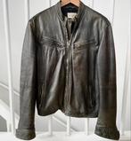 Levi’s Made & Crafted Premium Leather Jacket Medium, Groen, Gedragen, Maat 48/50 (M), Ophalen of Verzenden