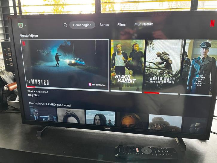 Philips 32" Smart TV met Chromecast, Audio, Tv en Foto, Televisies, Zo goed als nieuw, LED, 60 tot 80 cm, Full HD (1080p), Philips