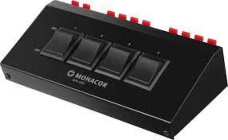 Monacor SPS-40S luidspreker swich-box (nieuw in doos), Audio, Tv en Foto, Luidsprekers, Nieuw, Overige typen, Minder dan 60 watt