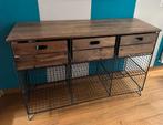Sidetable mangohout, Huis en Inrichting, Tafels | Sidetables, Ophalen, Gebruikt, 100 tot 150 cm, 25 tot 50 cm