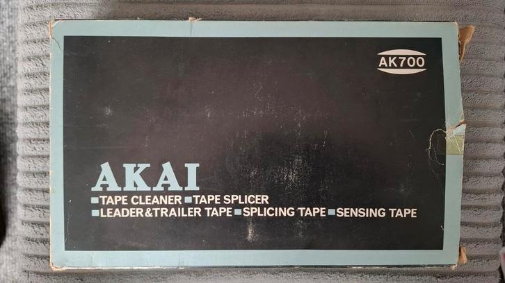 Vintage Akai Tape Splicer Cleaner AK700, Audio, Tv en Foto, Bandrecorders, Onderdeel, Ophalen of Verzenden