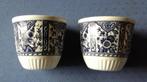 2 bloempotjes Delfts Boch Belgium M10, Antiek en Kunst, Ophalen