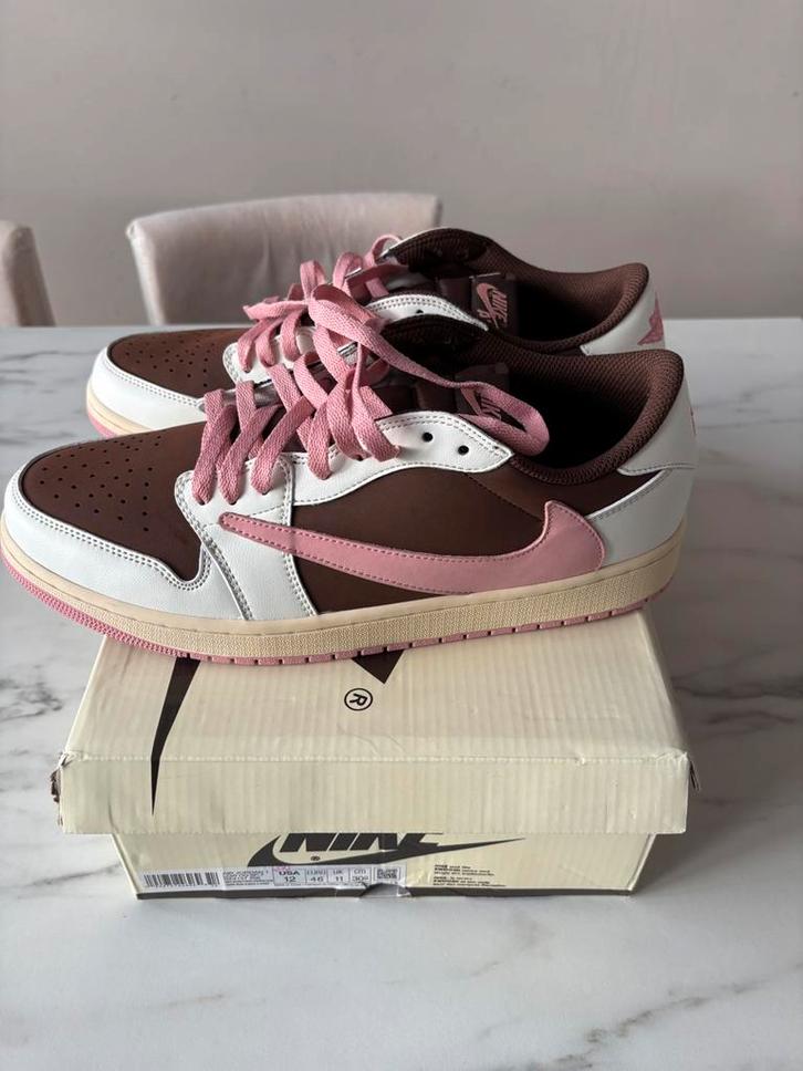 Nike air jordan travis scott, Kleding | Heren, Schoenen, Zo goed als nieuw, Overige kleuren, Ophalen of Verzenden