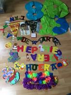 Groot pakket slingers, opblaasbare cijfers, Ophalen of Verzenden, Zo goed als nieuw, Versiering, Verjaardag