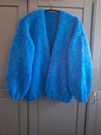 Nieuw handgemaakt alpaca Bernadette vest, een maat, Ophalen of Verzenden, Nieuw, Maat 46/48 (XL) of groter, Blauw