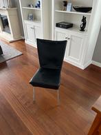 Design Label Gerard van den Berg eetkamerstoelen, Huis en Inrichting, Ophalen, Modern design, Zwart, Leer