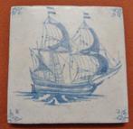 Zeldzame antieke 17e eeuwse tegel met 3-mast VOC SCHIP!, Antiek en Kunst, Ophalen of Verzenden
