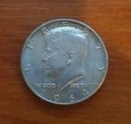 Zilveren amerikaanse munt 1964, Postzegels en Munten, Munten | Amerika, Ophalen of Verzenden, Noord-Amerika, Zilver