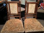 antieke stoelen, Huis en Inrichting, Stoelen, Ophalen, Gebruikt, Twee, Bruin