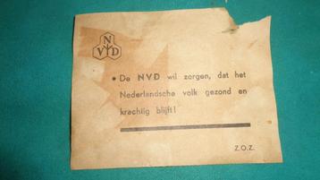Oorlog wo2 pamflet NVD beschikbaar voor biedingen