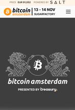 Bitcoin Amsterdam evenement, Eén persoon