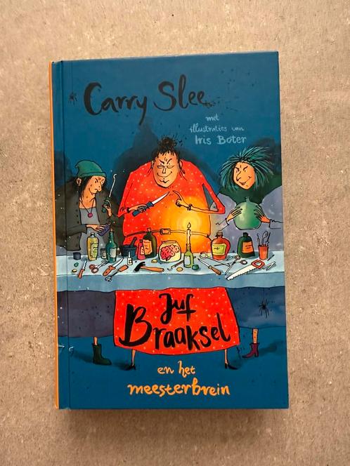 Carry Slee - Juf Braaksel en het meesterbrein, Boeken, Kinderboeken | Jeugd | onder 10 jaar, Zo goed als nieuw, Ophalen of Verzenden
