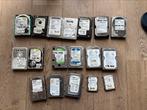 Partij harde schijven, 18 stuks waaronder 4 van 1 TB, Computers en Software, Harde schijven, Ophalen of Verzenden, Gebruikt, Desktop