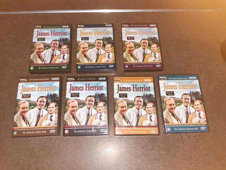 James Herriot serie/seizoen 1 t/m 7 nieuwstaat, Cd's en Dvd's, Dvd's | Tv en Series, Zo goed als nieuw, Komedie, Alle leeftijden
