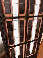 Industriële Castello Kast met Glas in Lood, Ophalen, Gebruikt, 50 tot 100 cm, Metaal