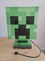 Nachtlamp Creeper Minecraft, Ophalen, Zo goed als nieuw, Lamp