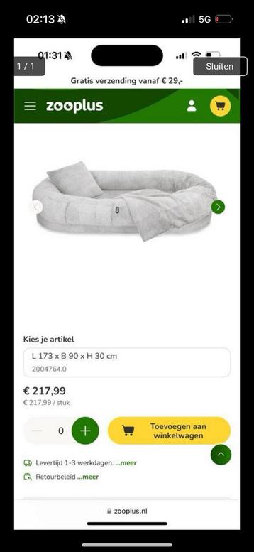 Tiaki honden bed  XL 