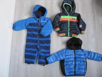 2 x Winterjas 86, 1 skipak 80, jongen  beschikbaar voor biedingen