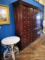 Apothekerskast mahonie hout, 2.50 m breed, Ophalen of Verzenden, Nieuw