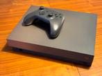 Xbox One X 1TB Gold Rush special edition + 4 spellen, Spelcomputers en Games, Spelcomputers | Xbox One, Met 1 controller, Gebruikt