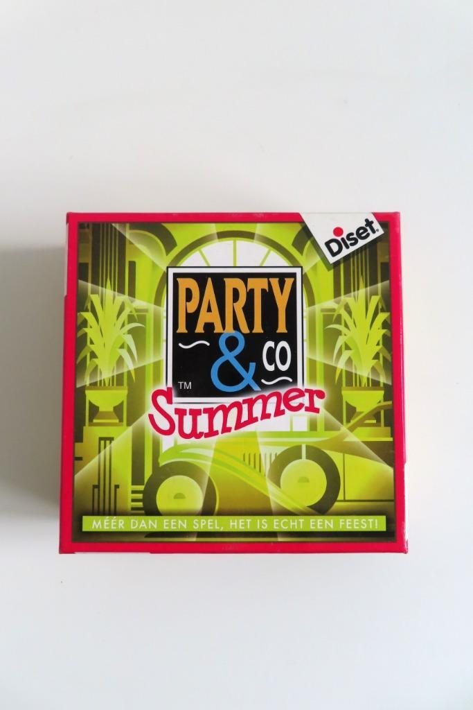 Party & Co Summer (4726), Hobby en Vrije tijd, Gezelschapsspellen | Bordspellen, Zo goed als nieuw, Drie of vier spelers, Vijf spelers of meer