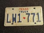 Kentekenplaat licenseplate Texas Truck USA, Verzamelen, Automerken, Motoren en Formule 1, Gebruikt, Verzenden