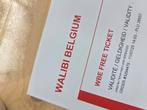 2 x toegang walibi België, Tickets en Kaartjes, Twee personen
