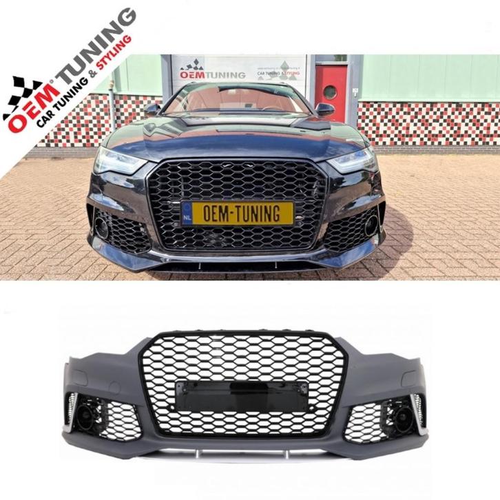 AUDI RS6 VOORBUMPER | A6 4G C7 | 2014-2018 | SEDAN & AVANT, Auto diversen, Tuning en Styling, Ophalen of Verzenden