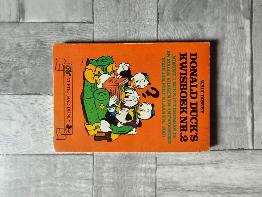 Donald Duck Kwisboek nummer 2 (1972/1973), Eén stripboek, Ophalen of Verzenden, Gelezen