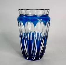 Art Deco vaas  Cut to Clear  Val Saint Lambert  1940-1950, Antiek en Kunst, Antiek | Glas en Kristal, Ophalen of Verzenden