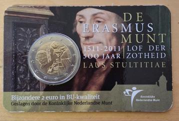 2 Euro Erasmus Munt Nederland 2011 beschikbaar voor biedingen